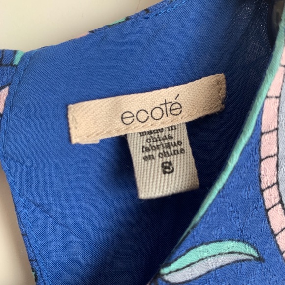 Blue Tribal Dress - Picture 2 of 5